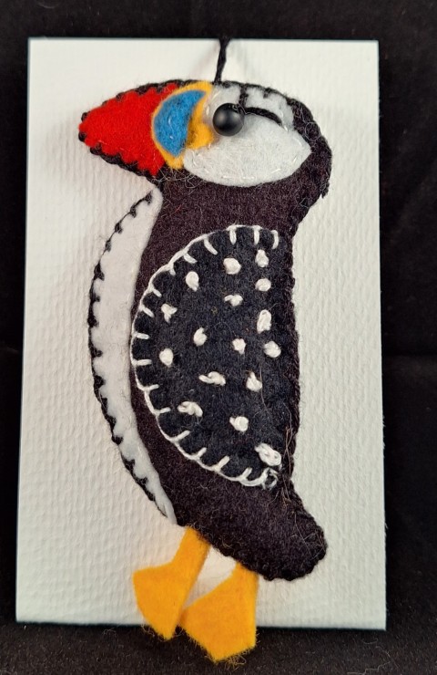 Puffin, Hand Sewn in Aberlady