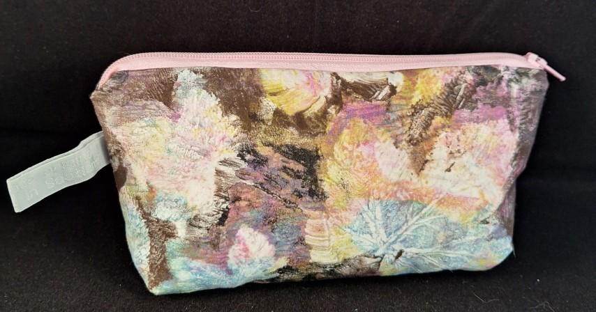 Hand printed mini bag