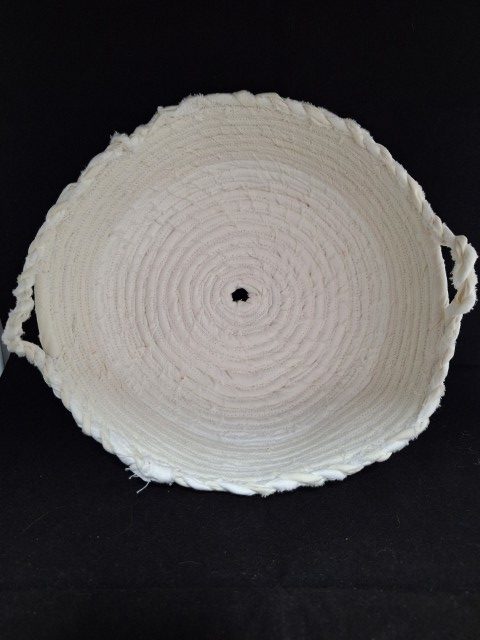 Textile stitched bowl